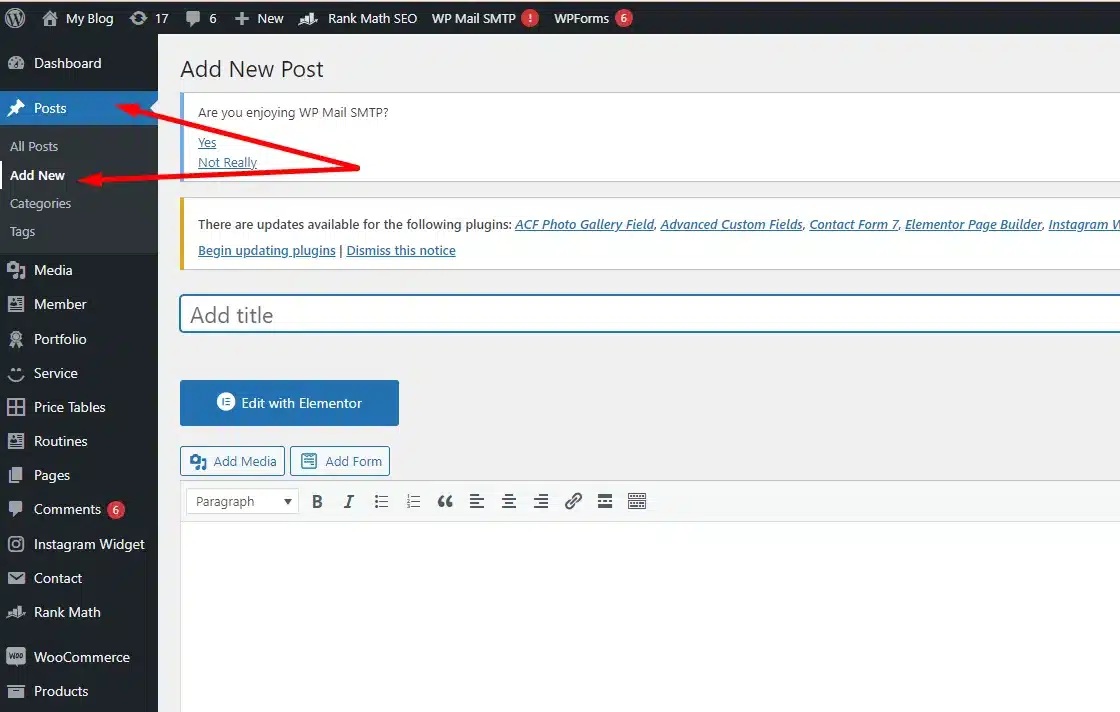 tao-post-wordpress-dau-tien