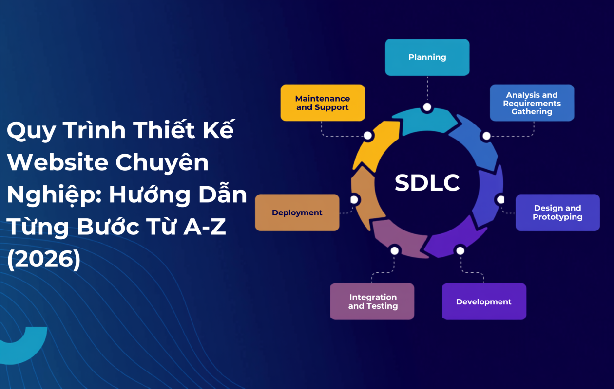 Quy Trình Thiết Kế Website Chuyên Nghiệp: Hướng Dẫn Từng Bước Từ A-Z (2026)