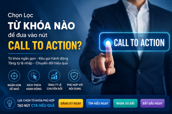 Khám phá bí quyết nghiên cứu hành vi khách hàng để chọn từ khóa Call-To-Action (CTA) cực chuẩn. Giúp website tăng trưởng tỷ lệ chuyển đổi mạnh mẽ ngay hôm nay.