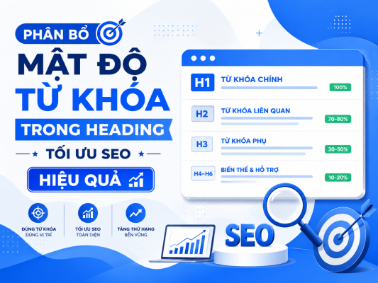 Phân Bổ Mật Độ Từ Khóa Trong Heading Tối Ưu SEO Hiệu Quả