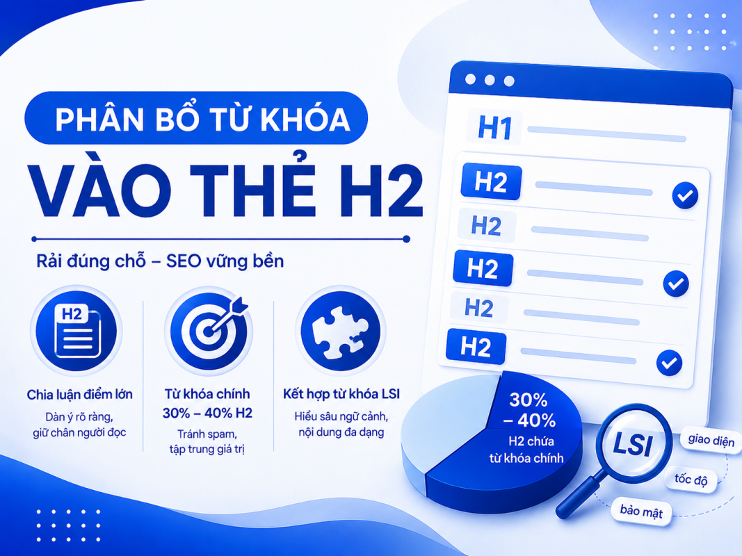 Cách Phân Bổ Từ Khóa Vào Hệ Thống Thẻ H2